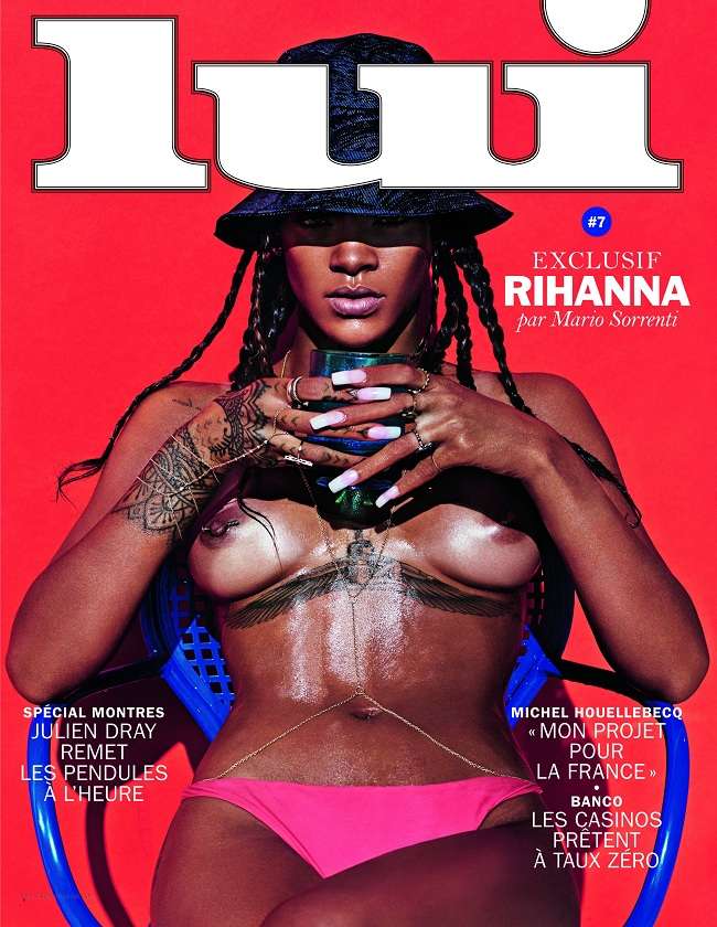 El primer desnudo de Rihanna para Lui Magazine