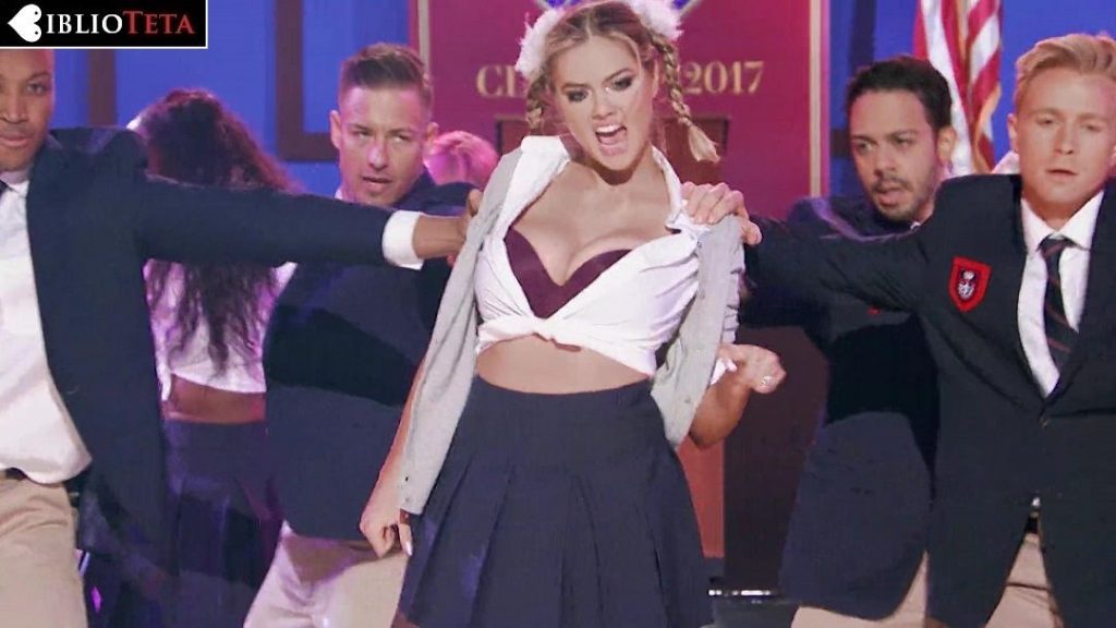 Kate Upton Imita A Britney Spears En Lip Sync Battle La Biblioteta